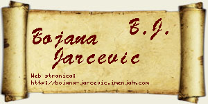 Bojana Jarčević vizit kartica